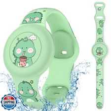 Waterproof Air Tag Bracelet for Kids, Cute Cartoon AirTag Holder for Kids Sof
