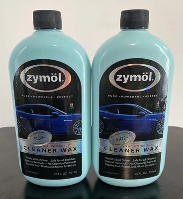 Zymol Cleaner Wax SiO2 Car Polish & Protection Non-Solvent Formula 2pk
