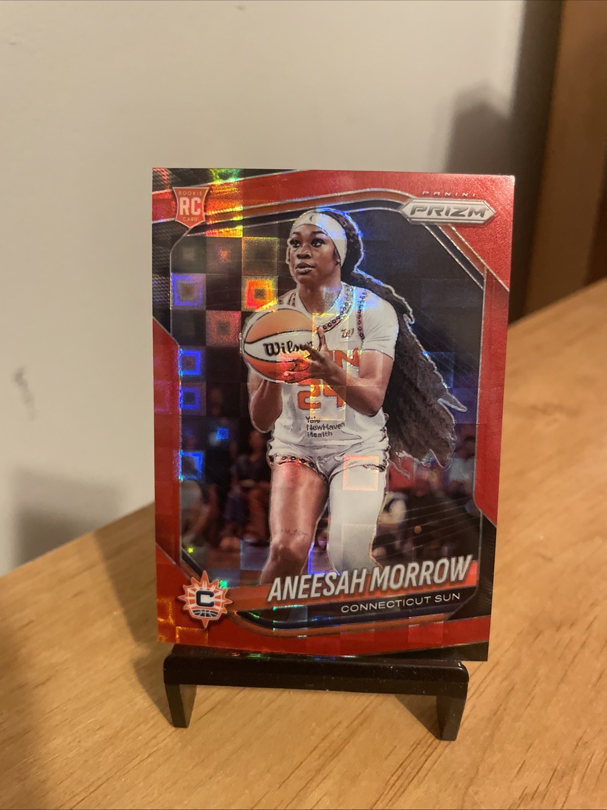 2025 Panini Prizm WNBA Aneesah Morrow  #79 Red Pandora /199 SP ROOKIE RC Sun