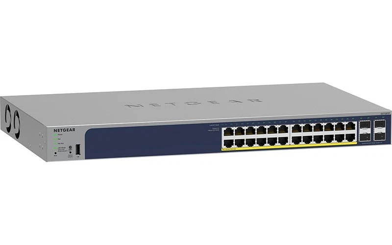 Commutateur Ethernet Netgear Prosafe GS728TP, Switch 24 ports, 10/100/1000,4 SFP - Photo 1/2
