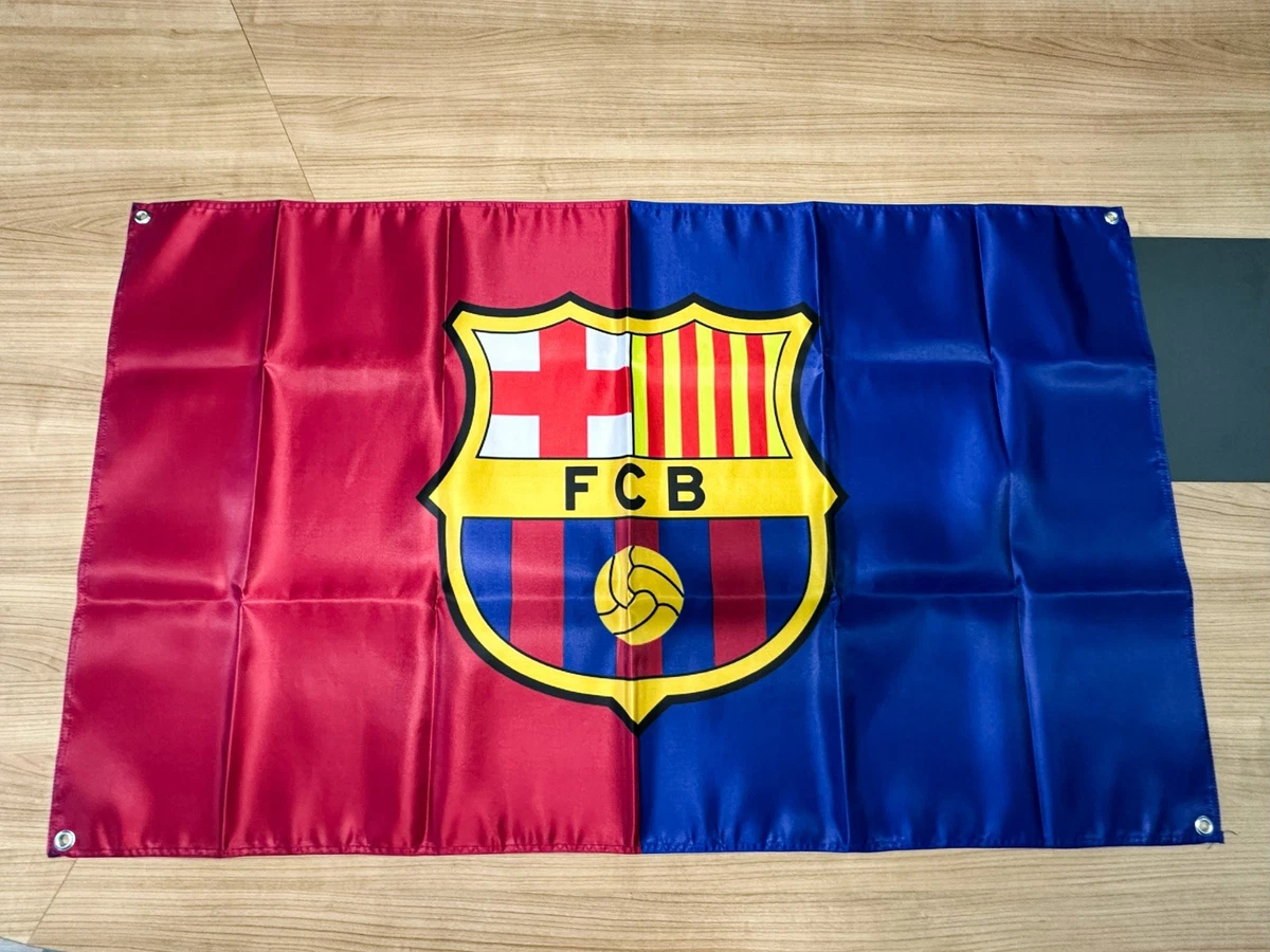 FC Barcelona Unisex Adult International Club Soccer Fan Flags for