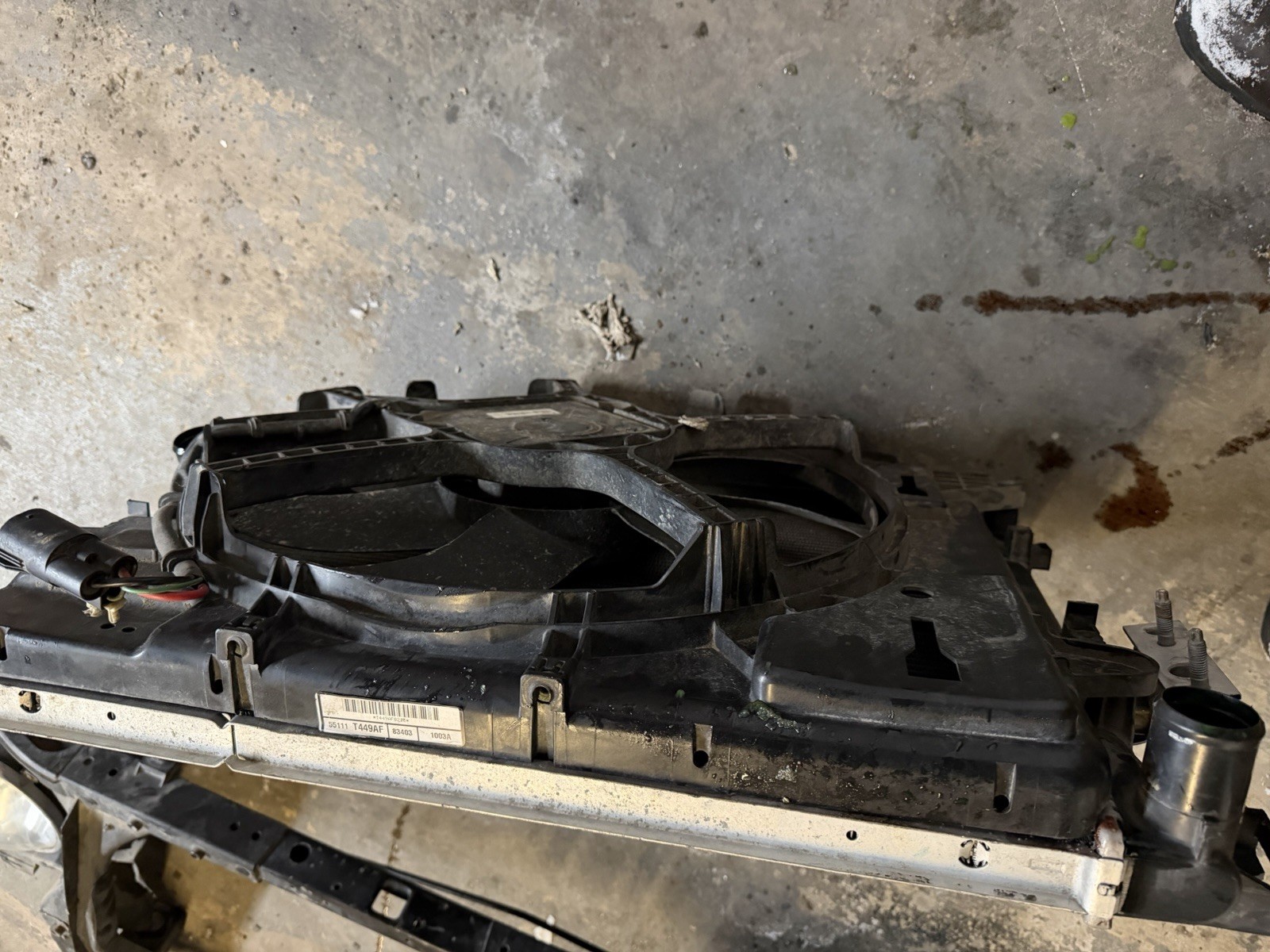 2007-2018 Jeep Wrangler Radiator AC Condenser Fan 67k OEM thumbnail 2