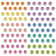 Mini Flower Hair Clips, 100Pcs Colorful Baby 1 Count Pack of 100 , Pink