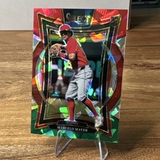 2025 Panini Select Green Red Prizm  Refractor  Rookie Marcelo Mayer #31 Boston 
