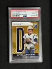 Tom Brady 2020 Panini Donruss Spellbound #/25 ORANGE Prizm Letter “D” PSA 10
