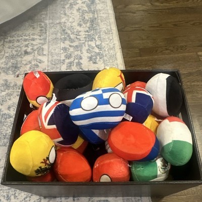 Countryballs Small Plush Stuffed Toy Collection Multicolor 6-14 in