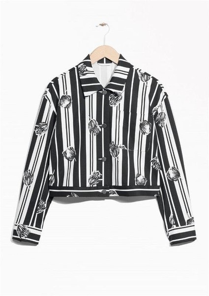 Women & Other Stories Jacket White Viscose 36