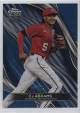 2024 Topps Chrome Black Blue Refractor 8/75 CJ Abrams #33 0zg4