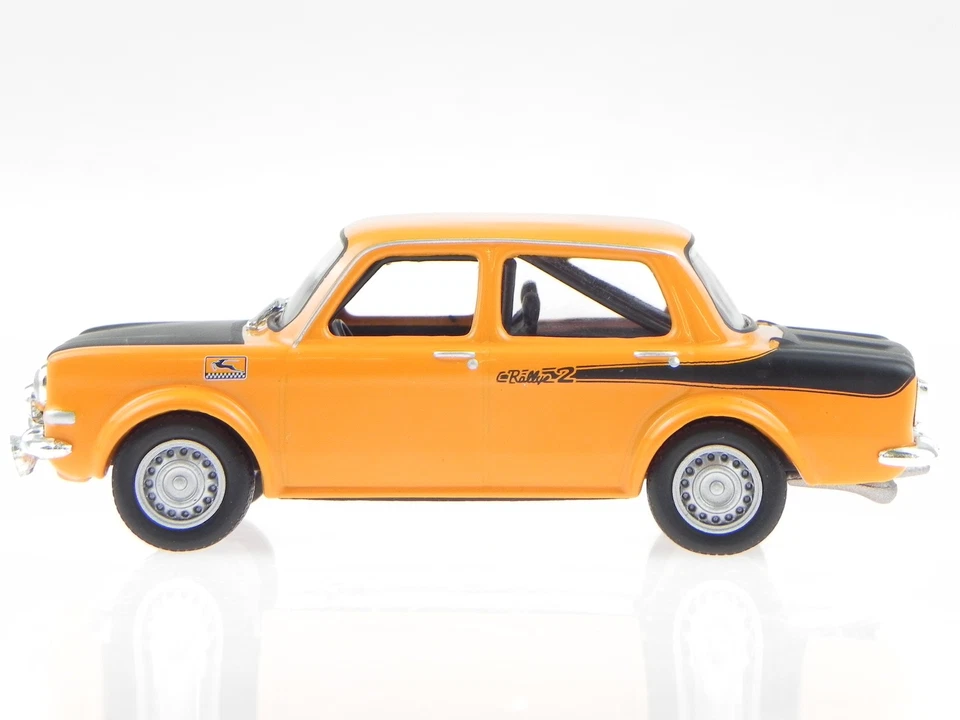 Simca Rallye 2 1976 carro modelo laranja WB168 caixa branca 1:43 - Imagem 2 de 4