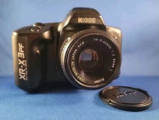 Ricoh XR-X 3PF 35mm Film Camera w/ XR Rikenon 50mm 1:2 Lens - Tested & Working