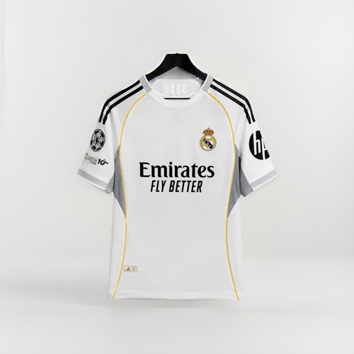 Real Madrid 2025/26 Kylian Mbappe #10 Home Jersey