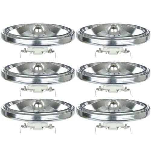 6 Pack Sunlite 50 Watt, 8° Spot, AR111 Aluminum Reflector, G53 Base - Image 2 of 4