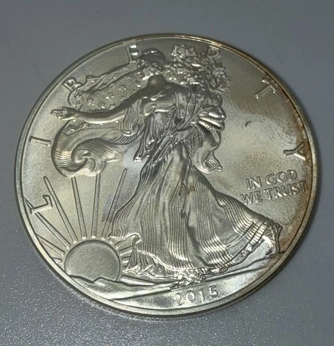 2015  WALKING LIBERTY AMERICAN EAGLE .999 FINE SILVER DOLLAR COIN 1oz. $1 USA