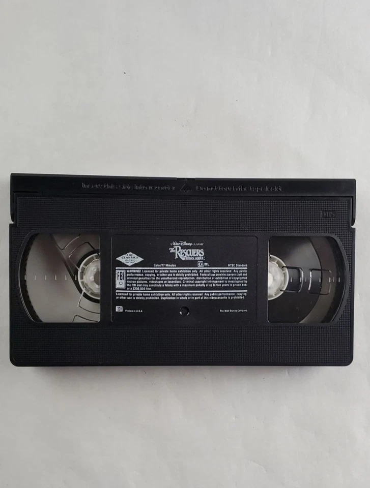 The Rescuers Down Under VHS Tape - Disney Black Diamond Classic - Image 3 of 4
