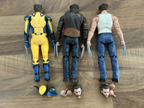 Marvel Legends- X-Men Movies- Logan/Wolverine 3 Figures - Picture 2 of 3