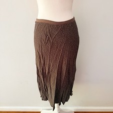 Vintage Women Y2K Polka Dot Midi Skirt Medium Feminine Romance Retro Summer
