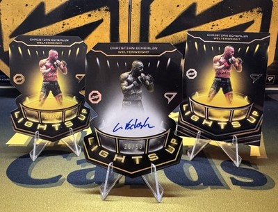 Christian Eckerlin Oktagon MMA Trading Cards Lights Up Set Autogramm Limit Base