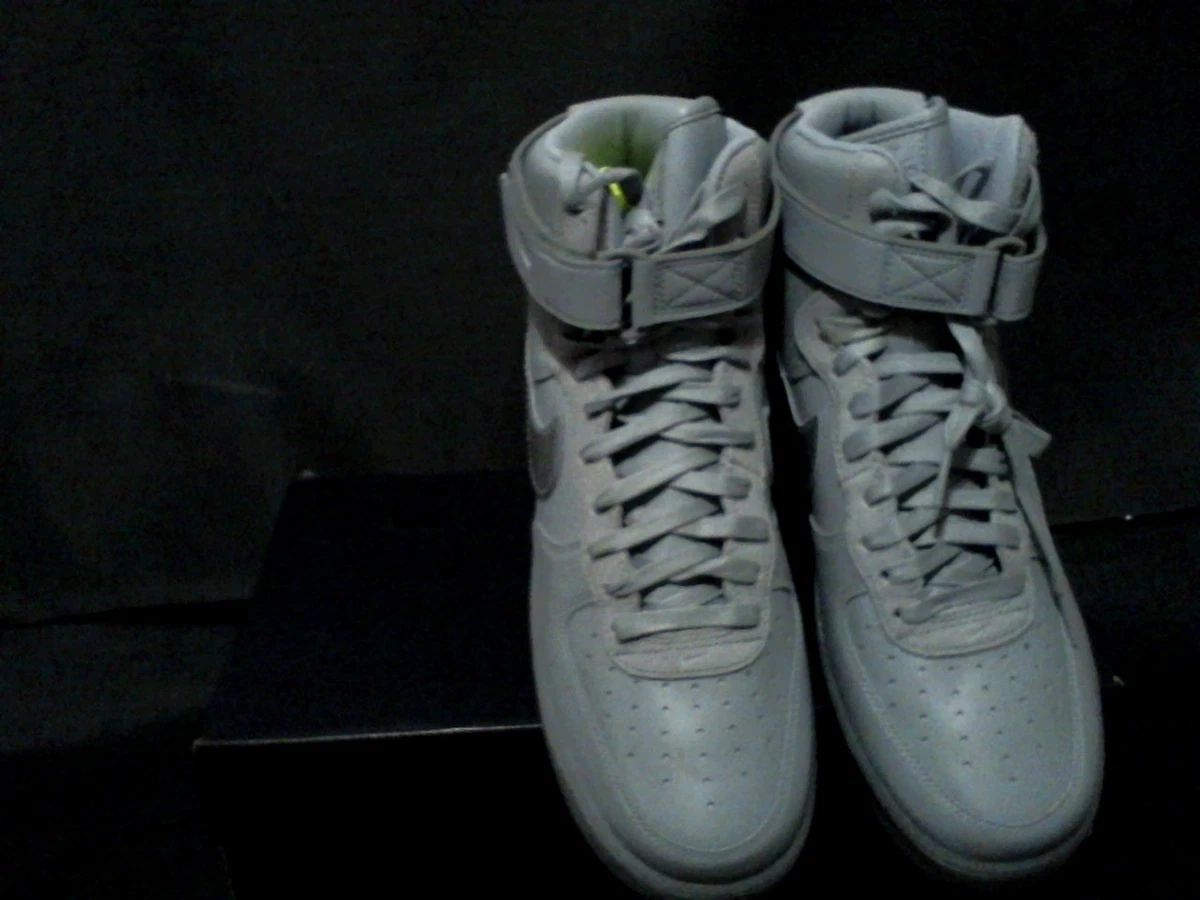 Nike Air Force 1 High White Vast Grey Black Men’s Size 12 Sneakers Nike Air Force 1  main image 4