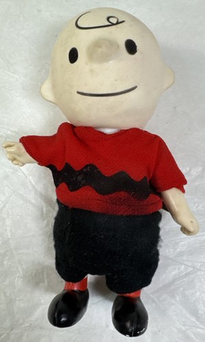 1966 Peanuts Pocket Dolls Charlie Brown & Lucy Vintage - Picture 9 of 15