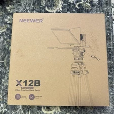 NEEWER Basics X12B Liftable Teleprompter for 12''for iPad Tablet Phone DSLR