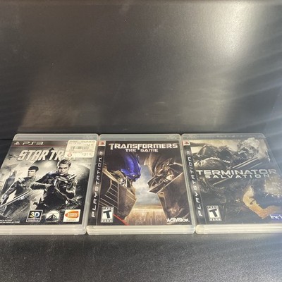 PS3 Action Game Lot Transformers Star Trek Terminator Salvation Tested