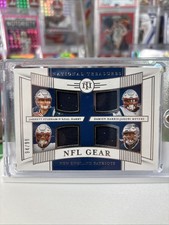 National Treasures 2019 - NFL Gear Quad Patch Meyers/Stidham/Harris/Harry/99