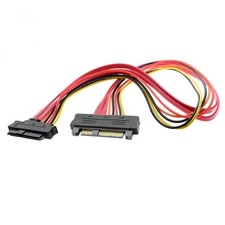 SAS Hard Disk Drive SFF-8482 SAS Cable 29Pin Male to Female Extension Cable 0
