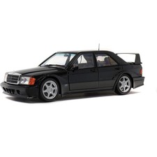 1990 Mercedes-Benz 190 (W201) Evo II - Black 1:18 Scale Diecast Model Car