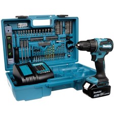 Makita DHP490SFX2 18V Brushless Combi Drill + 101 Piece Accessory Set
