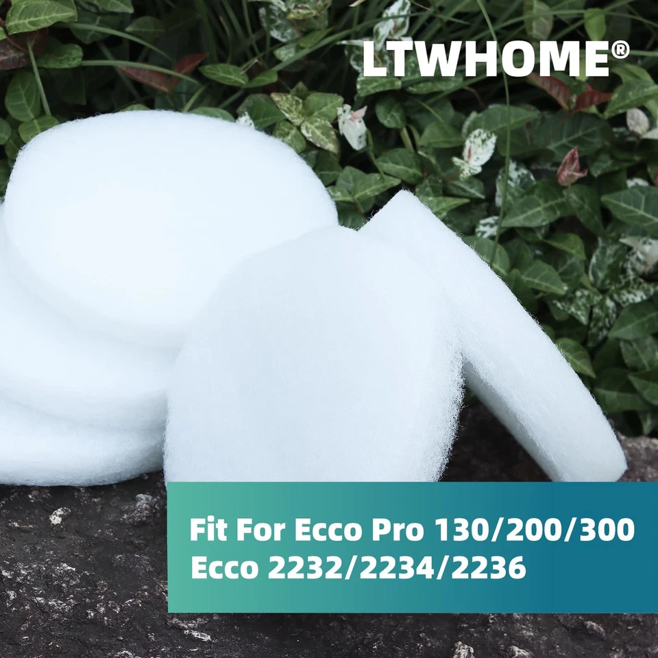 LTWHOME Fine Filter Media Pads for Ecco Pro 130 | 200 | 300tttttttttttttttttt... - Image 2 of 4