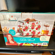 The Pioneer Woman Vintage Floral 2-Slice Toaster 850W 7 Settings Cancel Tray