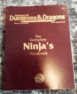 TSR 2nd AD&D PHBR15 - The Complete Ninjas Handbook - Very Good+ Condition