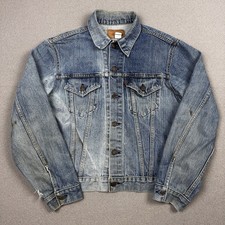Vintage Levis Jacket Mens Size 44 Type 3 Faded Denim Trucker 70505 0217 70s