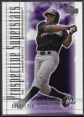 #ad 2001 Upper Deck Pros and Prospects #135 Junior Spivey PS RC ##x27;d 1250 $2.55