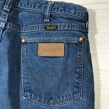 Vintage Wrangler 13MWZ Cowboy Cut Jeans Men's 36x34 Cotton Western Work 80s Dad