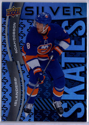 BUY 1 GET 1 50% 24-25 UD Ext #SS-29 Noah Dobson New York Islanders Silver Skates