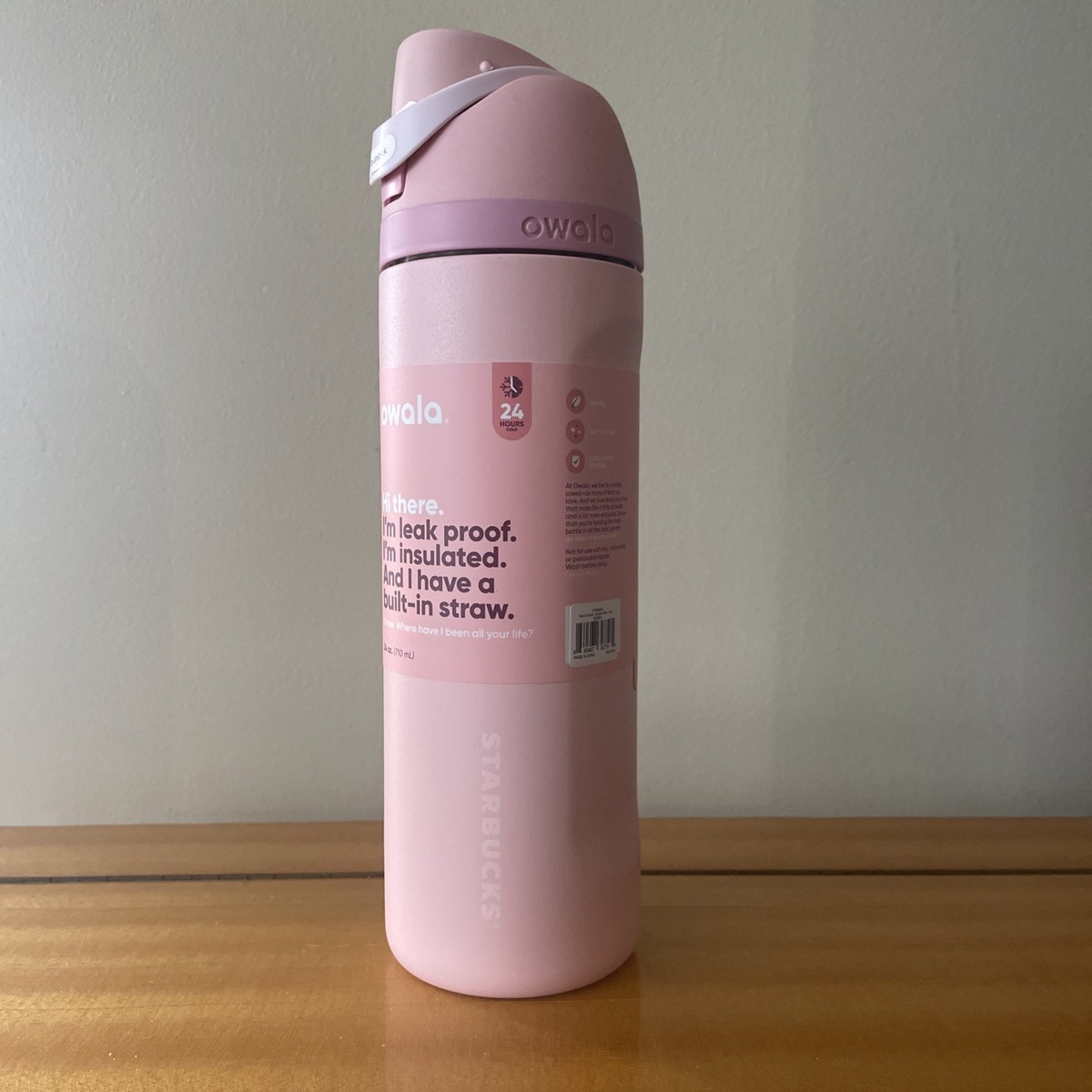 Owala Starbucks コラボ　24oz 710ml Starbucks x Owala FreeSip Limited Edition Pink 24oz Stainless