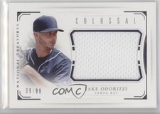 2016 Panini National Treasures Colossal 9/99 Jake Odorizzi #C-JO 5x8