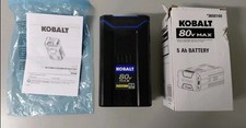 Kobalt 80V Max 5 Ah Lithium-Ion Replacement Battery For Lawn Mower KB
