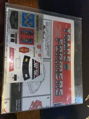 Transformers Sticker Sheet Reissue Smokescreen