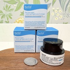 3x Belif The True Cream Aqua Bomb Moisturizer Travel Size 10 ml/ 0.33 oz Each