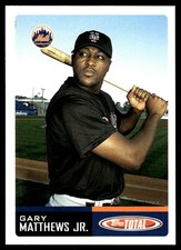 Gary Matthews Jr. 2002 Topps Total #581 Mets MLB READ FREE SHIPPING AutographDen