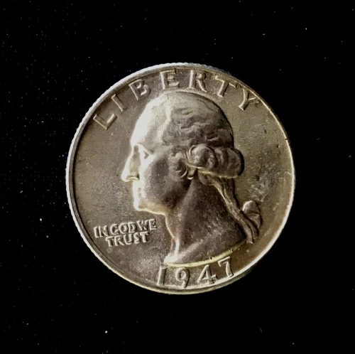 1947 d  Washington Quarter Choice BU - Great Eye Appeal - West of the Divide