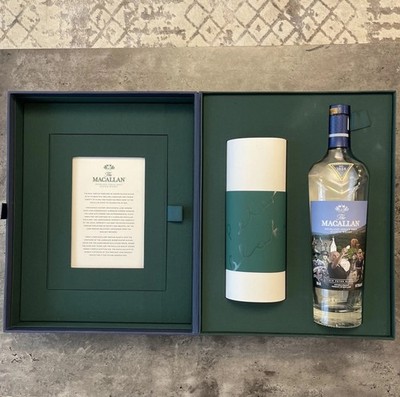 Macallan Sir Peter Blake Empty Box And Bottle Complete Rare    