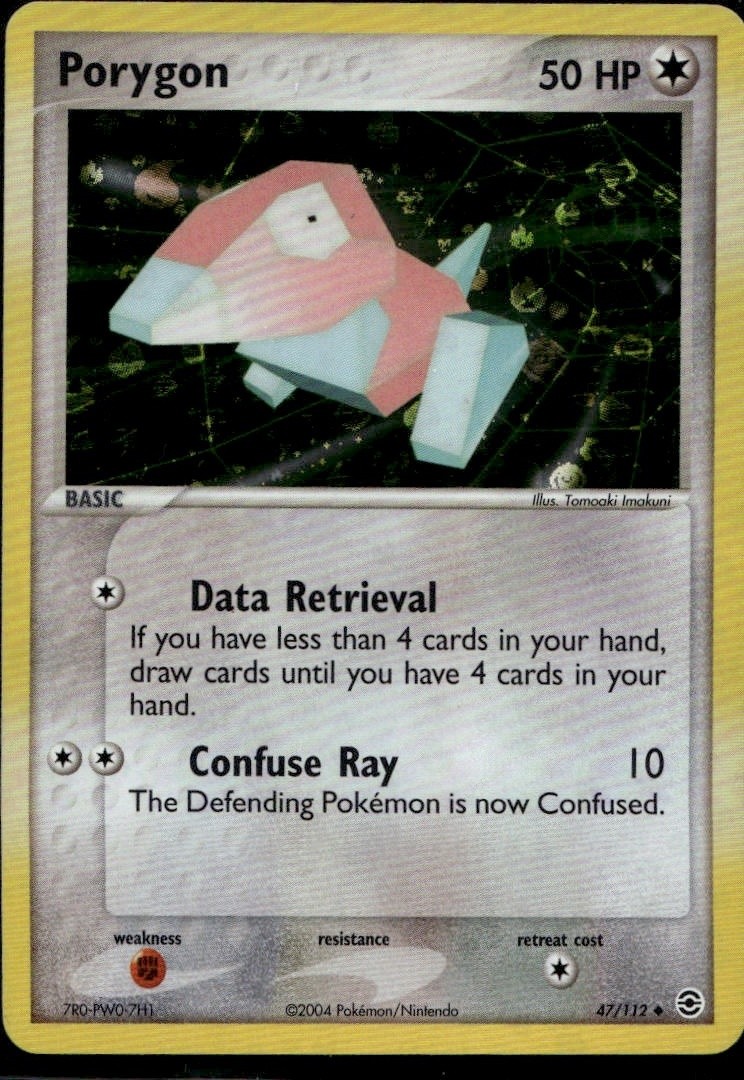 Porygon Uncommon FireRed & LeafGreen 47/112 NM