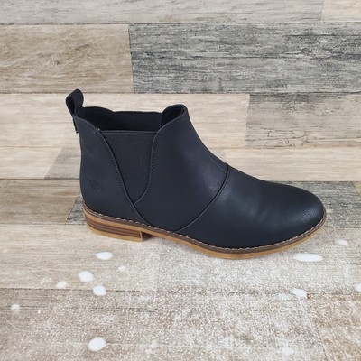 Rocket Dog Maylon Womens Chelsea Bootie Sz Black Faux
