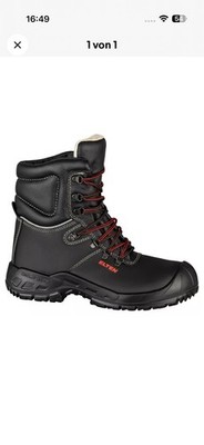 ELTEN RENZO MID ESD S3 Winter Sicherheitsschuhe Stiefel - Schwarz, EU 44 Neu