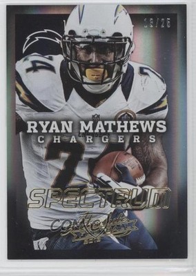 2013 Panini Absolute Spectrum Gold 13/25 Ryan Mathews #81 0e3