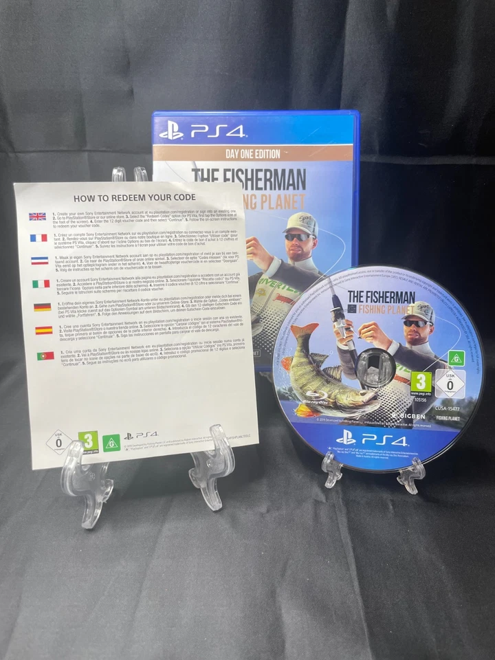 THE FISHERMAN FISHING PLANET Sony Playstation 4 / BOXED / TESTED - Immagine 3 di 3