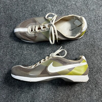 Nike Shoes Womens 10 Grey Mesh Lace Up Sneakers Hyperfuse Lunarlon Golf Cleats